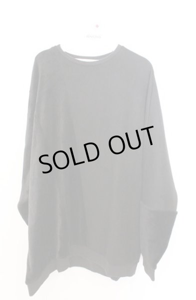 画像1: NO ID. / エコファー切替ドルマンスリーブC/Nプルオーバー 1 ブラック O-26-02-18-020-NO-to-YM-OS (1)