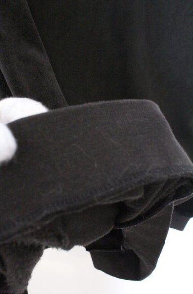 画像3: NO ID. / エコファー切替ドルマンスリーブC/Nプルオーバー 1 ブラック O-26-02-18-020-NO-to-YM-OS (3)