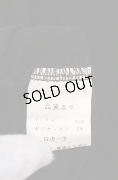 画像4: SEANA / ZIPデザインロングスムースカットソー L ブラック O-26-02-22-019-SE-to-YM-OS (4)