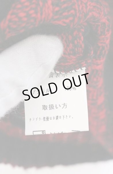 画像4: SEANA / 縦編ボーダーニットソー L レッドｘブラック O-26-02-22-020-SE-to-YM-OS (4)