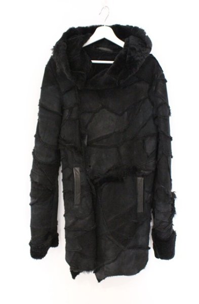 画像1: 14th Addiction / MOUTON COAT（ムートンコート） 1 ブラック O-26-02-22-002-14-ou-YM-OS (1)