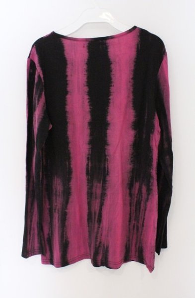 画像2: SEANA / ストライプブリーチカットソー L ピンクｘブラック O-26-02-22-021-SE-ts-YM-OS (2)