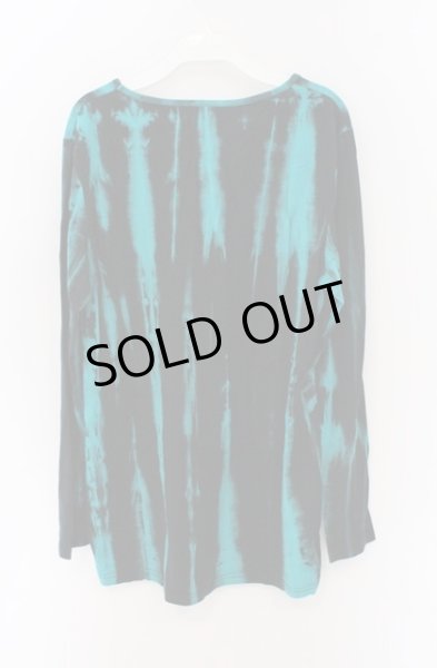 画像2: SEANA / ストライプブリーチカットソー L ブラックｘグリーン O-26-02-22-022-SE-ts-YM-OS (2)