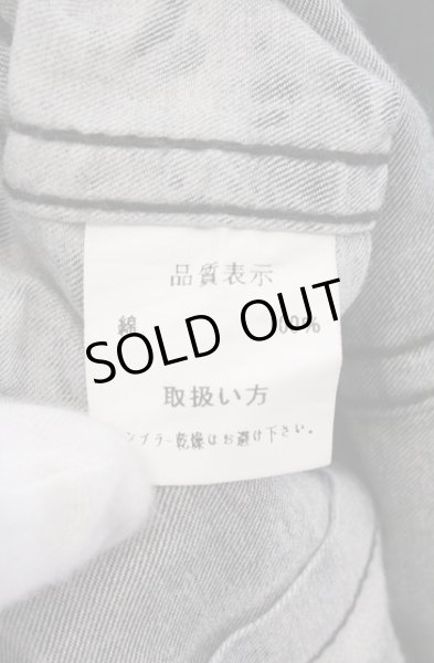 画像4: SEANA / ブリーチデニムシャツ L グレー O-26-02-22-023-SE-sh-YM-OS (4)