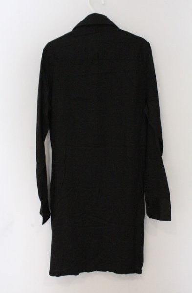 画像3: SEANA / サイドZIPロングシャツ L ブラック O-26-02-22-024-SE-sh-YM-OS (3)