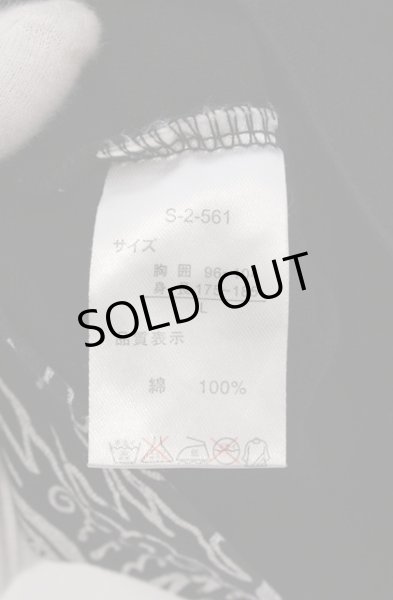 画像3: SEANA / スカルプリントアシンメトリーロングカットソー L ブラック O-26-02-22-025-SE-to-YM-OS (3)