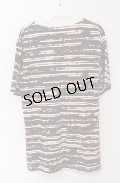 画像2: SEANA / シャドーボーダーVネックTシャツ XL マルチ O-26-02-22-026-SE-ts-YM-OS (2)