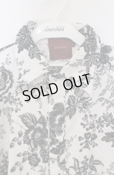 画像2: SEANA / フラワークインクルシャツ L ホワイト O-26-02-22-028-SE-sh-YM-OS (2)