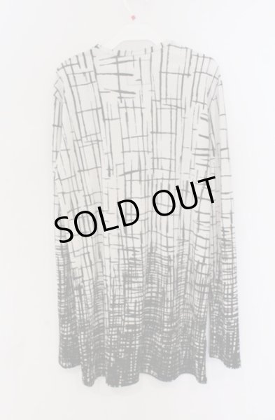 画像3: SEANA / 幾何学プリントカットソー L ホワイトｘブラック O-26-02-22-031-SE-to-YM-OS (3)