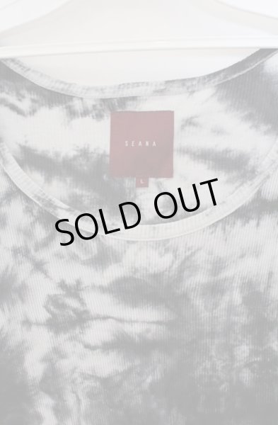 画像2: SEANA / ムラ染めテレコカットソー L ブラック O-26-02-22-033-SE-to-YM-OS (2)