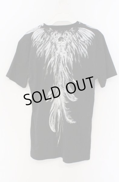 画像3: SEANA / フェザーネックプリントTシャツ XL ブラック O-26-02-22-035-SE-ts-YM-OS (3)