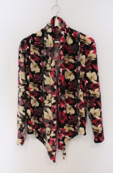 画像1: SEANA / フラワー総柄ニットカーディガン  マルチ O-26-02-22-042-SE-to-YM-OS (1)