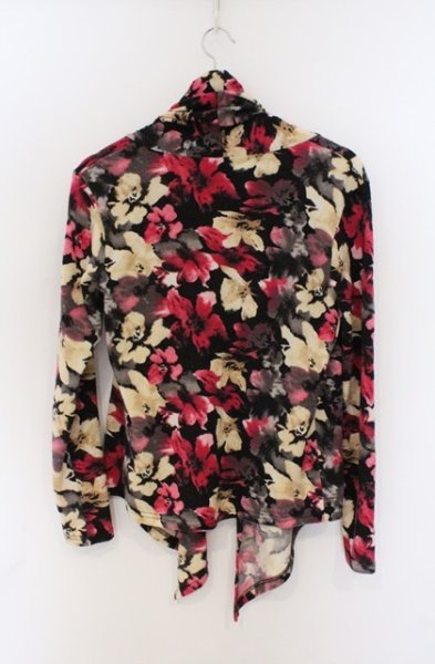 画像4: SEANA / フラワー総柄ニットカーディガン  マルチ O-26-02-22-042-SE-to-YM-OS (4)