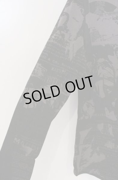 画像2: SEANA / ワード総柄カットソー XL チャコール O-26-02-22-043-SE-to-YM-OS (2)