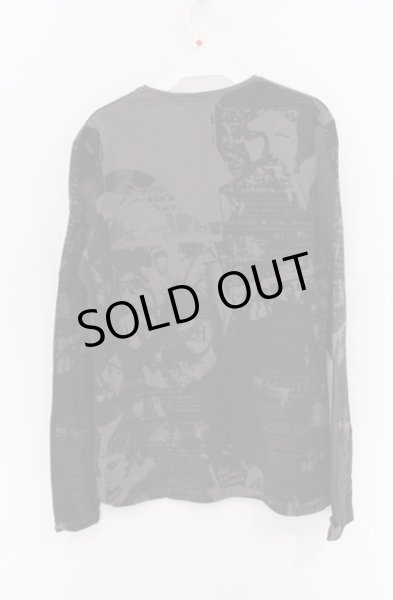 画像3: SEANA / ワード総柄カットソー XL チャコール O-26-02-22-043-SE-to-YM-OS (3)