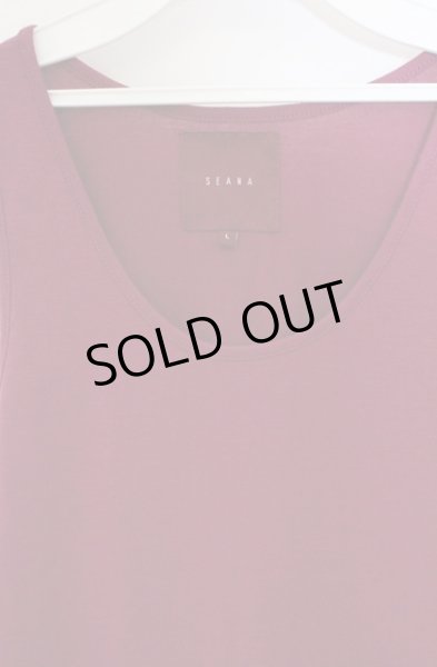 画像2: SEANA / ロングタンクトップ L パープル O-26-02-22-044-SE-to-YM-ZT0302R (2)