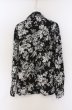 画像3: SEANA / モノトーン総柄ストレッチシャツ L ブラック O-26-02-22-045-SE-sh-YM-OS (3)