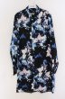 画像1: CIVARIZE / Ambition ローズジャガードロングシャツ 46 ブルーｘブラック O-26-02-22-048-CI-sh-YM-OS (1)