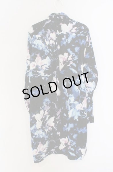 画像3: CIVARIZE / Ambition ローズジャガードロングシャツ 46 ブルーｘブラック O-26-02-22-048-CI-sh-YM-OS (3)