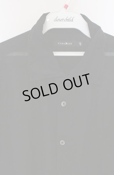 画像2: CIVARIZE / Lies シフォンシャツ 46 ブラック O-26-02-22-049-CI-sh-YM-ZT0302R (2)