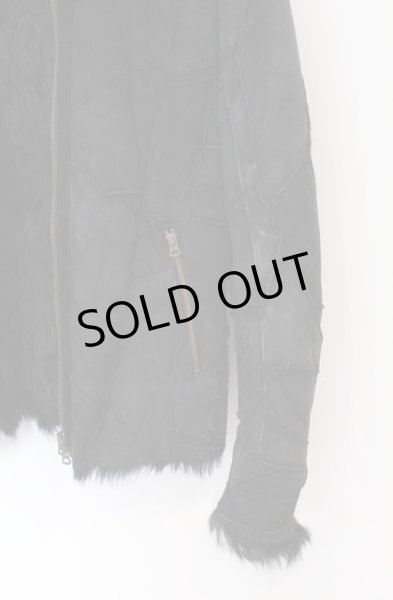 画像3: TORNADO MART / トスカーナスクラップムートン(ライダース)ジャケット L ブラック O-26-02-22-003-TO-ou-YM-OS (3)