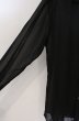 画像3: CIVARIZE / Lies シフォンシャツ 46 ブラック O-26-02-22-049-CI-sh-YM-OS (3)