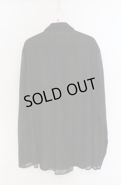 画像4: CIVARIZE / Lies シフォンシャツ 46 ブラック O-26-02-22-049-CI-sh-YM-ZT0302R (4)