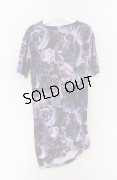 画像3: CIVARIZE / Finder フラワー総柄ドレープロングTシャツ 46 ブルー O-26-02-22-051-CI-ts-YM-OS (3)