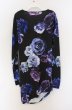 画像3: CIVARIZE / フラワー総柄ドレープカットソー 46 ブラックｘパープル O-26-02-22-053-CI-to-YM-OS (3)
