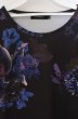 画像2: CIVARIZE / Particle フラワー総柄ビッグTシャツ 44 ブラックｘブルー O-26-02-22-055-CI-ts-YM-OS (2)