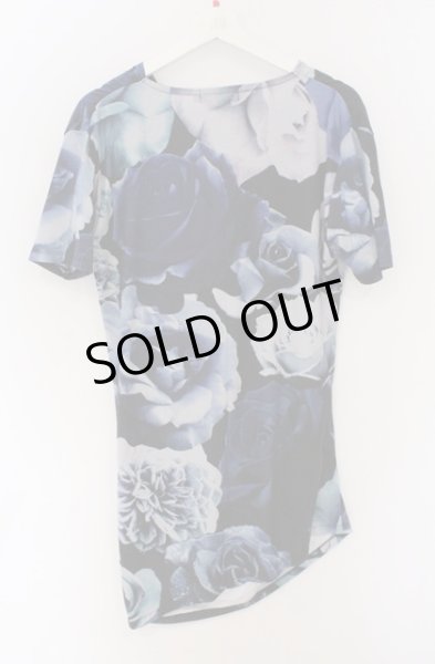 画像3: CIVARIZE / Iris ドレープ花柄Tシャツ 46 ブラックｘブルー O-26-02-22-056-CI-ts-YM-OS (3)