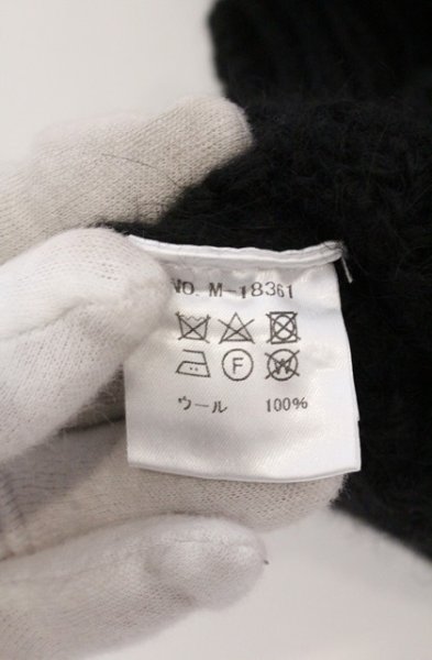 画像4: MR.OLIVE / ケーブルニットベスト S ブラック O-26-02-22-058-MR-to-YM-OS (4)