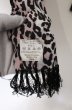 画像3: WACKOMARIA / フリンジレオパードマフラー  ピンク O-26-02-22-060-WA-0-YM-OS (3)