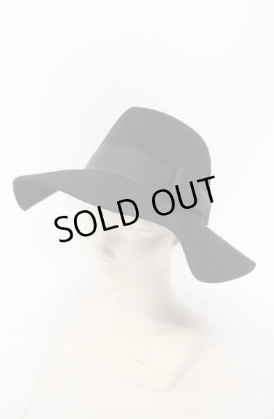 画像1: CIVARIZE / ツバ広ハット  ブラック O-26-02-22-061-CI-za-YM-OS (1)