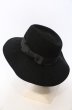 画像2: CIVARIZE / ツバ広ハット  ブラック O-26-02-22-061-CI-za-YM-OS (2)