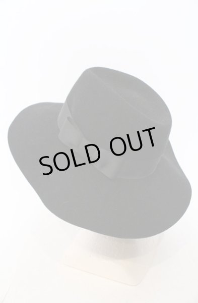 画像2: CIVARIZE / ツバ広ハット  ブラック O-26-02-22-061-CI-za-YM-OS (2)