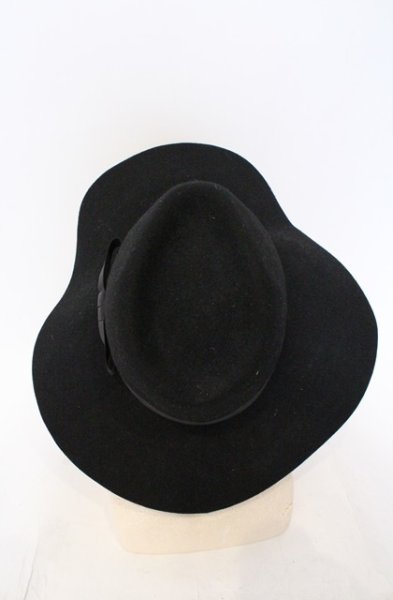 画像3: CIVARIZE / ツバ広ハット  ブラック O-26-02-22-061-CI-za-YM-OS (3)