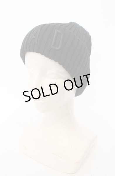 画像1: Moonage Devilment / MAD刺繍ビーニーキャップ  ブラック O-26-02-22-063-Mo-0-YM-ZT344 (1)