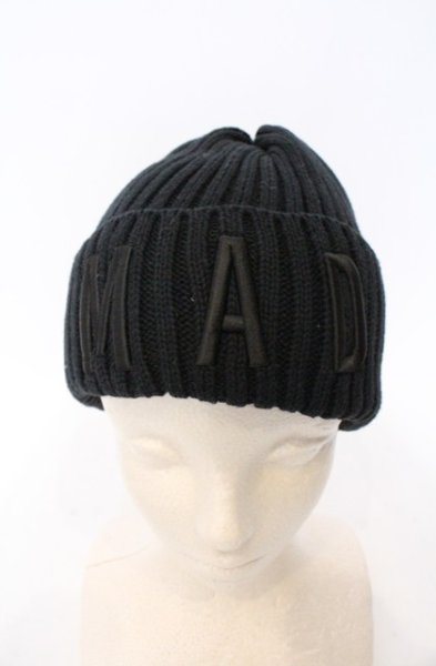 画像3: Moonage Devilment / MAD刺繍ビーニーキャップ  ブラック O-26-02-22-063-Mo-0-YM-OS (3)
