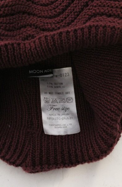 画像2: Moonage Devilment / ツイストニットヘアバンド  ワイン O-26-02-22-064-Mo-0-YM-OS (2)