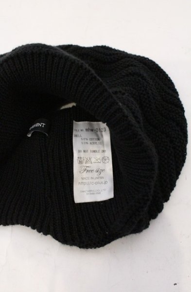 画像2: Moonage Devilment / ツイストニットヘアバンド  ブラック O-26-02-22-065-Mo-0-YM-OS (2)