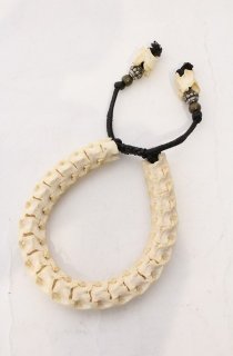 IFSIXWASNINE / 蛇骨ブレスレット レッドxブラック O-25-06-22-020-IF