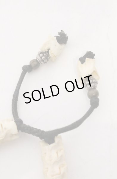 画像2: IFSIXWASNINE / 蛇骨ブレスレット  アイボリー O-26-02-22-066-IF-ac-YM-ZT344 (2)