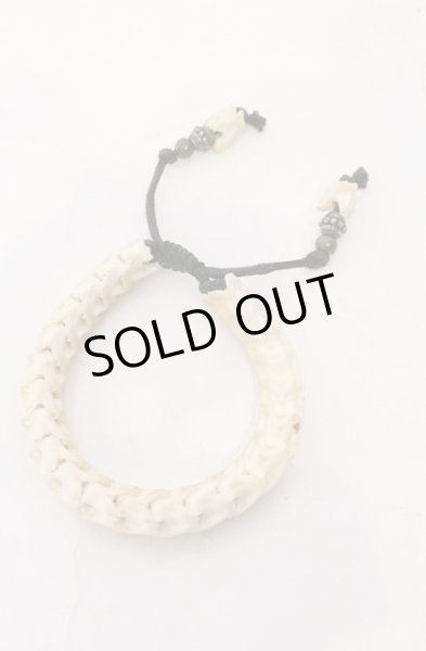 画像1: IFSIXWASNINE / 蛇骨ブレスレット  アイボリー O-26-02-22-067-IF-ac-YM-ZT344 (1)