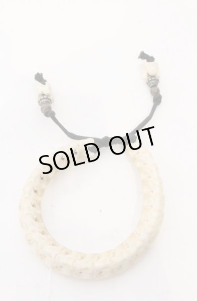 画像2: IFSIXWASNINE / 蛇骨ブレスレット  アイボリー O-26-02-22-067-IF-ac-YM-ZT344 (2)