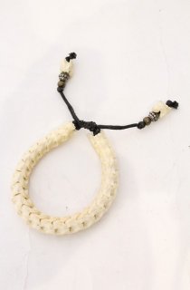 IFSIXWASNINE / 蛇骨ブレスレット レッドxブラック O-25-06-22-020-IF