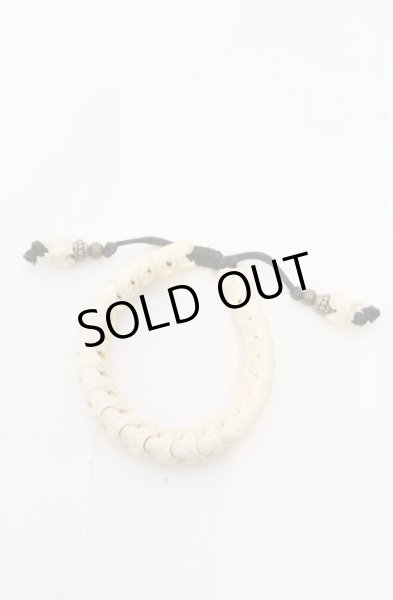 画像2: IFSIXWASNINE / 蛇骨ブレスレット  アイボリー O-26-02-22-068-IF-ac-YM-ZT344 (2)