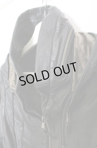 画像3: 14th Addiction / シープスキンフーデッドパーカー 2 ブラック O-26-02-22-004-14-ja-YM-OS (3)