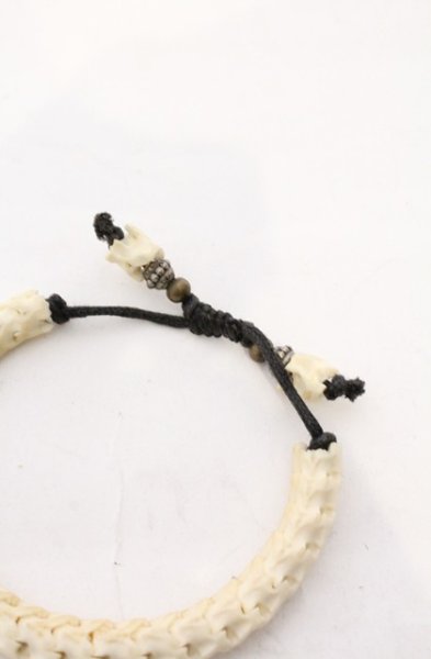画像3: IFSIXWASNINE / 蛇骨ブレスレット  アイボリー O-26-02-22-068-IF-ac-YM-OS (3)
