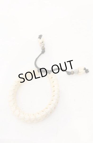 画像2: IFSIXWASNINE / 蛇骨ブレスレット  アイボリー O-26-02-22-069-IF-ac-YM-ZT344 (2)